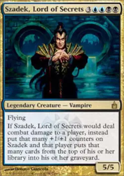 Szadek, Lord of Secrets - Medium Play MTG Ravnica - Image 1