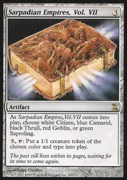 Sarpadian Empires, Vol. VII - Medium Play MTG Time Spiral - Image 1