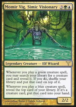 Momir Vig, Simic Visionary - Medium Play MTG Dissension - Image 1