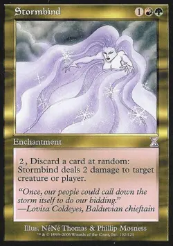 Stormbind - Medium Play MTG Time Spiral Time Shifted - Image 1