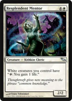 Resplendent Mentor - Medium Play MTG Shadowmoor - Image 1