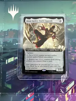 MTG Foil BL Marvel's Spider-Man SPM Iron Spider, Stark Upgrade (0279) MINT - Image 1