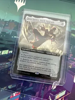 MTG Foil BL Marvel's Spider-Man SPM Iron Spider, Stark Upgrade (0279) MINT - Image 5