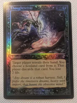 Thoughtseize - Foil NM-Mint, English Time Spiral Remastered MTG Magic - Image 1