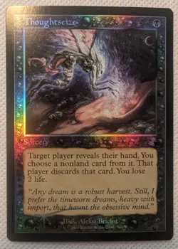 Thoughtseize - Foil NM-Mint, English Time Spiral Remastered MTG Magic - Image 3