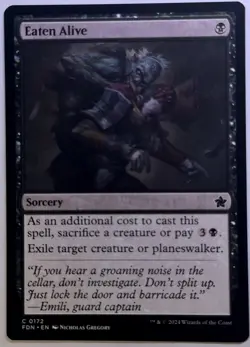 Playset (4x) Eaten Alive -MTG- Foundations - Image 1