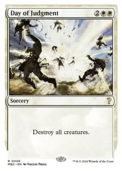 Day of Judgment (White Border) - Light Play MTG Mystery Booster 2 - Image 1