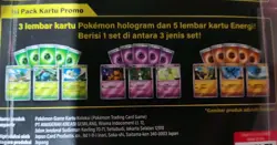 Pokemon Mega Evolution Promo Pack Set Plus Reverse Foil Stamped Indonesia - Image 3