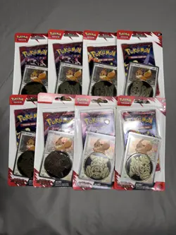 Pokemon Destined Rivals Blister Pack | Eevee Promo | BRAND NEW x8 - Image 1