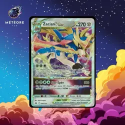 Carte Pokemon Zacian VStar 096/159 EB12.5 Zenith Supreme Epee et Bouclier FR - Image 1