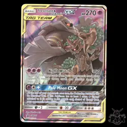 Trevenant & Dusknoir GX #SM217 Sun & Moon Promo HP(water damaged) Pokemon 2019 - Image 1