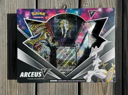 ✅ SEALED Pokemon TCG Arceus V Figure Collection Cosmic Eclipse Brilliant Stars - Image 1