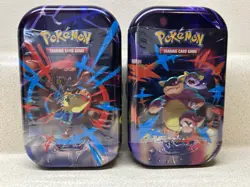 Pokemon Mega Evolution Mini Tin 🔥 Sealed New LOT OF 2 🔥 - Image 1