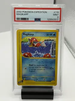 2002 Pokemon Magikarp Common Expedition 118/165 PSA 9 MINT - Image 1