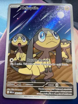 Pokemon TCG Mega Evolution Helioptile 143/132 Illustration Rare NM - Image 1