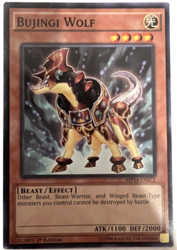 YuGiOh! - Bujingi Wolf - MP14-EN072 - 1st Edition - Common - Image 1