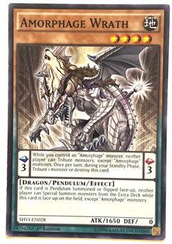YuGiOh! - Amorphage Wrath - SHVI-EN028 - 1st Edition - Common - Image 1