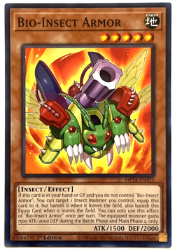 YuGiOh! - Bio-Insect Armor - MP24-EN311 - 1st Edition - Common - Image 1