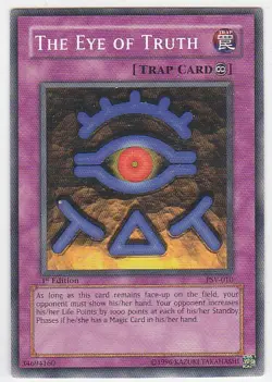 Yugioh - Konami - Yu-Gi-Uh! - The Eye of Truth - PSV-010 - Trading Card - Image 1