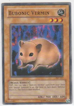 M) Yugioh - Konami - Yu-Gi-Uh! - Bubonic Vermin - PSV-057 - Trading Card - Image 1