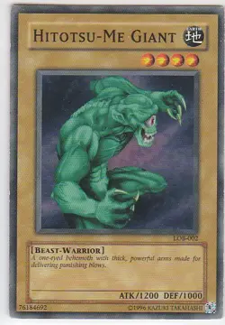 GS) Yugioh - Konami - Yu-Gi-Uh! - Hitotsu-Me Giant - LOB-002 - Trading Card - Image 1