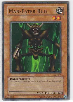 M) Yugioh - Konami - Yu-Gi-Uh! - Man-Eater Bug - SDY-046 - Trading Card - Image 1