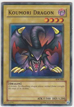 M) Yugioh - Konami - Yu-Gi-Uh! - Koumori Dragon - SDK-006 - Trading Card - Image 1