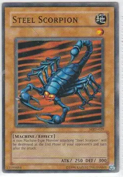 M) Yugioh - Konami - Yu-Gi-Uh! - Steel Scorpion - MRD-029 - Trading Card - Image 1