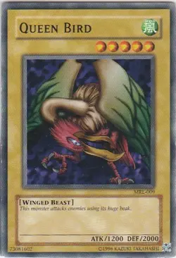 M) Yugioh - Konami - Yu-Gi-Uh! - Queen Bird - MRL-009 - Trading Card - Image 1