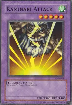 Yugioh - Konami - Yu-Gi-Uh! - Kaminari Attack - MRD-041 - Trading Card - Image 1