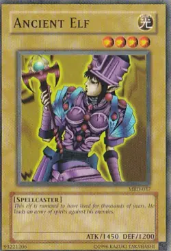 Yugioh - Konami - Yu-Gi-Uh! - Ancient Elf - MRD-037 - Trading Card - Image 1