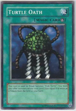 GS) Yugioh - Konami - Yu-Gi-Uh! - Turtle Oath - MRL-066 - Trading Card - Image 1