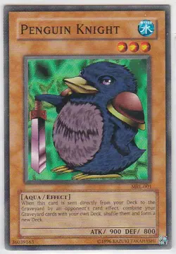 GS) Yugioh - Konami - Yu-Gi-Uh! - Penguin Knight - MRL-001 - Trading Card - Image 1