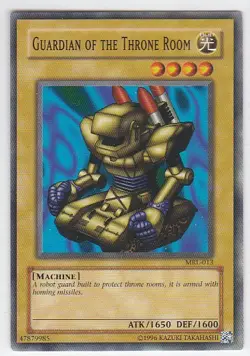 M) Yugioh - Konami - Yu-Gi-Uh! - Guardian of the Throne Room - MRL-013 - Card - Image 1