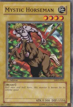 Yugioh - Konami - Yu-Gi-Uh! - Mystic Horseman - MRD-076 - Trading Card - Image 1