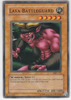 M) Yugioh - Konami - Yu-Gi-Uh! - Lava Battleguard - MRD-115 - Trading Card - Image 1