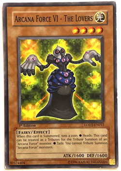 YuGiOh! - Arcana Force VI - The Lovers - LODT-EN012 - 1st Edition - Common - Image 1