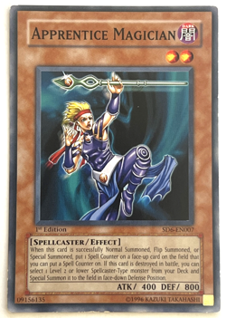 YuGiOh! - Apprentice Magician - SD6-EN007 - 1st Edition - Common - Image 1