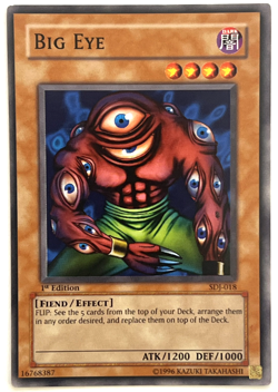 YuGiOh! - Big Eye -SDJ-018 - 1st Edition - Common - Image 1