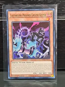Yugioh! Earthbound Prisoner Ground Keeper - MP24-EN274 - Ultra Rare - 1st Editio - Image 1