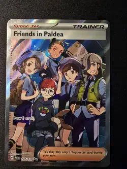 Friends Of Paldea Pokemon card - Prismatic Evolutions - Pokemon Trainer - Image 2