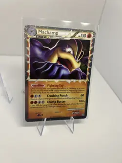 Pokemon TCG Card HGSS Triumphant Machamp Prime 95/102 Holo Ultra Rare - Image 3
