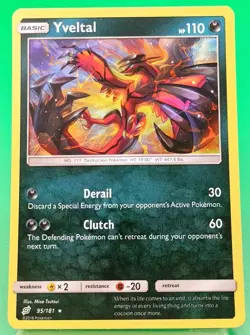 Yveltal 95/181 Sun & Moon-Team Up Holo - Pokemon Card - Image 1
