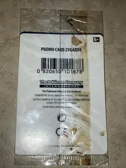 Pokemon ZYGARDE Card FORBIDDEN LIGHT 72/131 Legendary PROMO NEW SEALED READ - Image 2