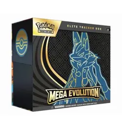 Pokemon Trading Card Game TCG Mega Evolution Elite Trainer Box ETB Lucario NEW - Image 1