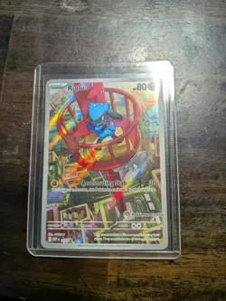 Riolu Pokemon Center Stamped Promo Mega Evolutions Card - Image 1
