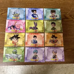 2024 DRAGON BALL Z SUPER SERIES 1 EDITION CYBERCEL CARDS (12) COMMONS UNSCANNED - Image 1
