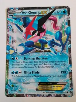Pokemon TCG Ash-Greninja EX XY133 Jumbo card - Image 1