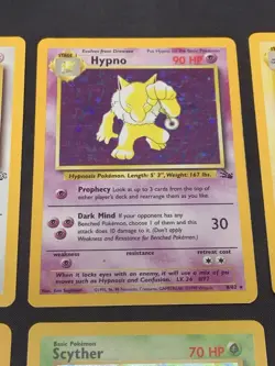 Vintage Rare Holo Pokemon Card Lot WOTC 1999 Base Set, Jungle, Fossil - MP/HP - Image 3
