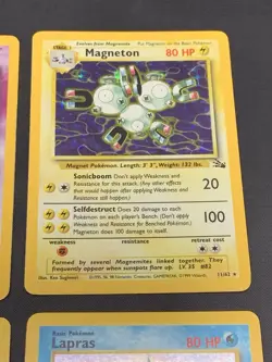 Vintage Rare Holo Pokemon Card Lot WOTC 1999 Base Set, Jungle, Fossil - MP/HP - Image 4